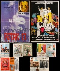 8h0265 LOT OF 17 FOLDED YUGOSLAVIAN POSTERS 1950s-1970s great images from a variety of movies!