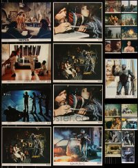 8h0325 LOT OF 25 HORROR/SCI-FI COLOR 8X10 STILLS 1960s-1990s incomplete sets from several movies!