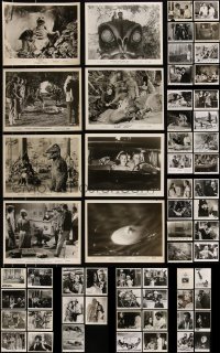 8h0314 LOT OF 93 HORROR/SCI-FI 8X10 STILLS 1950s-1990s including some special effects scenes!