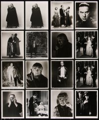 8h0417 LOT OF 24 BELA LUGOSI 8X10 REPRO PHOTOS 1980s wonderful Dracula images & more!