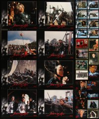 8h0141 LOT OF 48 1990S-00S ACTION MOVIE LOBBY CARDS 1990s-2000s complete & incomplete sets!