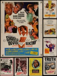8h0450 LOT OF 9 1960S 30X40S 1960s great images from a variety of different movies!
