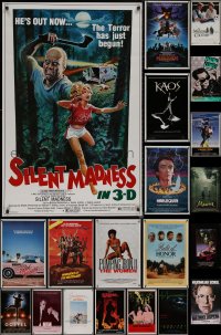 8h0541 LOT OF 23 UNFOLDED SINGLE-SIDED ONE-SHEETS 1980s great images from a variety of movies!