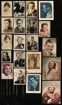 8h0363 LOT OF 20 MISCELLANEOUS PHOTOS 1920s-1940s great portraits of leading & supporting stars!