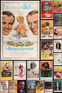 8h0032 LOT OF 52 FOLDED ONE-SHEETS 1950s-1990s great images from a variety of different movies!