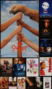 8h0557 LOT OF 18 UNFOLDED DOUBLE-SIDED MOSTLY 27X40 ONE-SHEETS 1990s-2000s cool movie images!