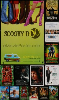 8h0550 LOT OF 20 UNFOLDED MOSTLY DOUBLE-SIDED 27X40 ONE-SHEETS 1990s-2000s cool movie images!