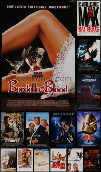 8h0553 LOT OF 19 UNFOLDED MOSTLY DOUBLE-SIDED 27X40 ONE-SHEETS 1990s-2000s cool movie images!