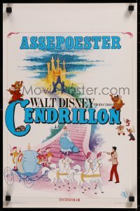 8j0127 CINDERELLA Belgian R1970s Disney classic cartoon, cool completely different artwork!