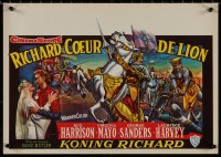 8j0149 KING RICHARD & THE CRUSADERS Belgian 1957 Rex Harrison, Virginia Mayo, George Sanders!