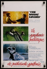 8j0162 MUSIC LOVERS Belgian 1971 directed by Ken Russell, different art of Glenda Jackson!