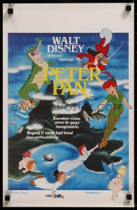 8j0174 PETER PAN Belgian R1980s Walt Disney animated cartoon fantasy classic!