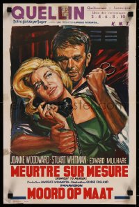 8j0185 SIGNPOST TO MURDER Belgian 1965 Joanne Woodward, Whitman, are we all potential killers?