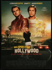 8j0094 ONCE UPON A TIME IN HOLLYWOOD French 16x21 2019 images of Pitt, DiCaprio, Robbie, Tarantino!