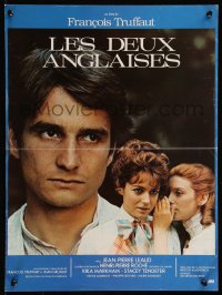 8j0109 TWO ENGLISH GIRLS French 15x21 R1980s Francois Truffaut directed, Jean-Pierre Leaud!