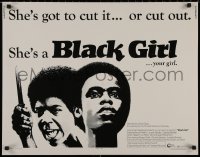 8j0207 BLACK GIRL 1/2sh 1972 directed by Ossie Davis, Claudia McNeil has to cut it or cut out!