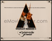 8j0215 CLOCKWORK ORANGE int'l 1/2sh 1972 Stanley Kubrick classic, Castle art of Malcolm McDowell!