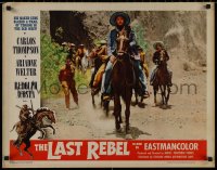 8j0227 EL ULTIMO REBELDE 1/2sh 1960 cool cowboy artwork, his naked guns blazed a trail of terror!