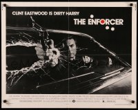 8j0229 ENFORCER 1/2sh 1976 Bill Gold image of Eastwood as Dirty Harry with gun through windshield!