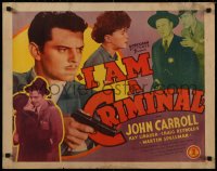 8j0251 I AM A CRIMINAL 1/2sh 1939 John Carroll brings delinquent Martin Spellman back to his mother!