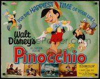 8j0273 PINOCCHIO 1/2sh R1962 Disney cartoon about a wooden boy who wants to be real!