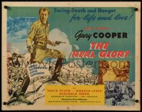 8j0277 REAL GLORY 1/2sh 1939 Gary Cooper, the story of a U.S. Army doctor's adventures!