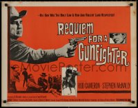 8j0278 REQUIEM FOR A GUNFIGHTER 1/2sh 1965 Rod Cameron, Stephen McNally, Tim McCoy, Bob Steele
