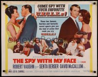 8j0291 SPY WITH MY FACE 1/2sh 1966 Robert Vaughn, Man David McCallum, Berger, Man From UNCLE!