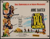8j0296 TALL WOMEN 1/2sh 1966 Anne Baxter is one of the sole survivors of an Indian massacre!