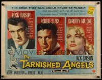 8j0297 TARNISHED ANGELS style A 1/2sh 1958 Rock Hudson, Dorothy Malone, Robert Stack, William Faulkner
