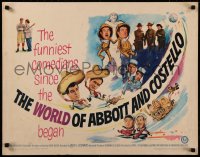 8j0312 WORLD OF ABBOTT & COSTELLO 1/2sh 1965 Bud & Lou are the funniest since the world began!