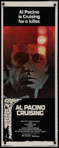 8j0342 CRUISING insert 1980 William Friedkin, undercover cop Al Pacino pretends to be gay!