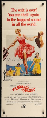 8j0427 SOUND OF MUSIC insert R1973 classic Terpning art of Julie Andrews & top cast!