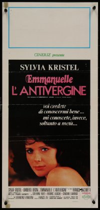 8j1095 EMMANUELLE THE JOYS OF A WOMAN Italian locandina 1977 Sylvia Kristel, The Anti-Virgin!
