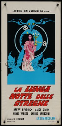 8j1097 EROTIC WITCHCRAFT Italian locandina 1972 Mario Mercier and Bepi Fontana's La Goulve!