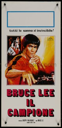 8j1117 GAME OF THE DRAGON Italian locandina 1979 Nan Yang Tang Ren Jie, Bruce Li, Brucesploitation!