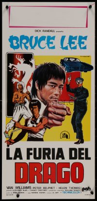 8j1123 GREEN HORNET Italian locandina 1975 different art of Bruce Lee as Kato by Tarantelli!
