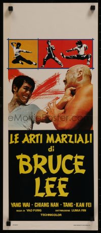 8j1175 MARTIAL HERO Italian locandina 1976 Feng Yueh's Ling Nan Zhi Hu!