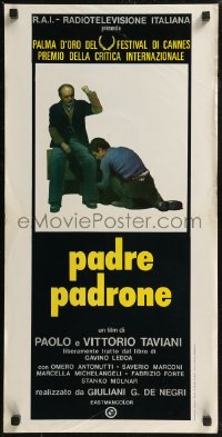 8j1208 PADRE PADRONE Italian locandina 1977 true story of Gavino Ledda directed by Paolo & Taviani!