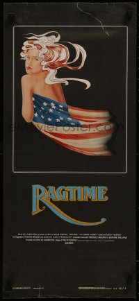 8j1226 RAGTIME Italian locandina 1982 James Cagney, different Trevisi art w/sexy Elizabeth McGovern!