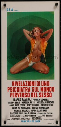 8j1228 REVELATIONS OF A PSYCHIATRIST ON THE WORLD OF SEXUAL PERVERSION Italian locandina 1973 sexy!