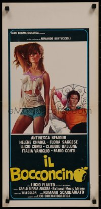 8j1273 TITBIT Italian locandina 1976 Il Bocconcino, Romano Scandariato, great sexy art!