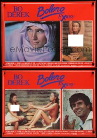 8j0928 BOLERO group of 6 Italian 19x27 pbustas 1984 topless Bo Derek in each, an adventure in eXtasy!