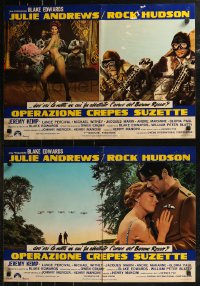 8j0901 DARLING LILI group of 7 Italian 18x26 pbustas 1970 Julie Andrews, Hudson, Edwards, Blatty!