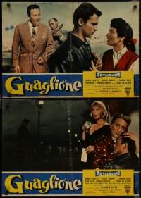 8j0970 GUAGLIONE group of 5 Italian 19x27 pbustas 1956 17 year old star Terence Hill!