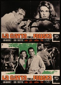 8j0798 KITTEN WITH A WHIP group of 10 Italian 19x27 pbustas 1964 bad Ann-Margret & John Forsythe!