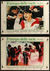 8j0974 LA BOUM group of 5 Italian 18x26 pbustas 1981 Claude Brasseur, Brigitte Fossey, Marceau!