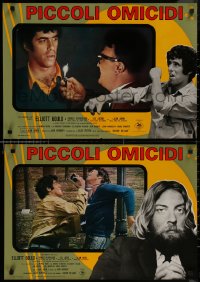 8j0802 LITTLE MURDERS group of 10 Italian 18x26 pbustas 1970 directed by Alan Arkin!