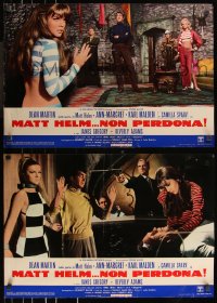 8j0809 MURDERERS' ROW group of 10 Italian 18x26 pbustas 1967 Dean Martin as Matt Helm & Ann-Margret !