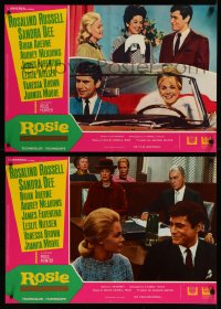 8j0761 ROSIE group of 12 Italian 18x27 pbustas 1967 there's only one wonderful, Rosalind Russell!